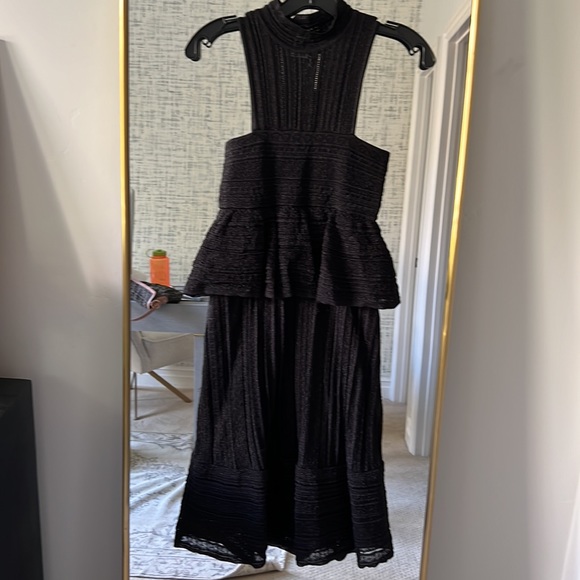 Missoni black sparkle knit ruffle dress - Picture 4 of 13
